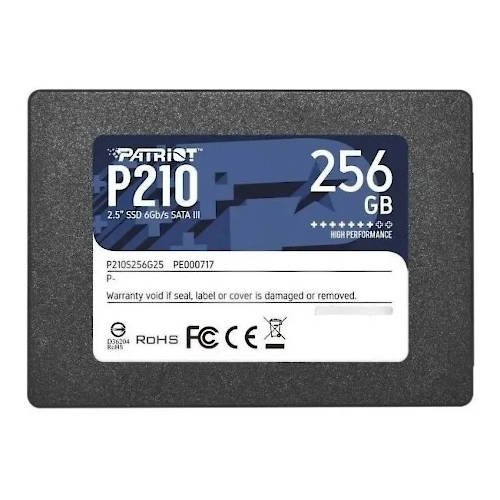 DISCO SSD ESTADO SOLIDO 256GB 2,5 PATRIOT P210