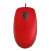 Miniatura 3 de Mouses con cable USB marca Logitech modelo M110 SILENT RED