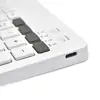 Miniatura 2 de Teclados inalambricos marca Nisuta modelo NSKB58BW Blanco