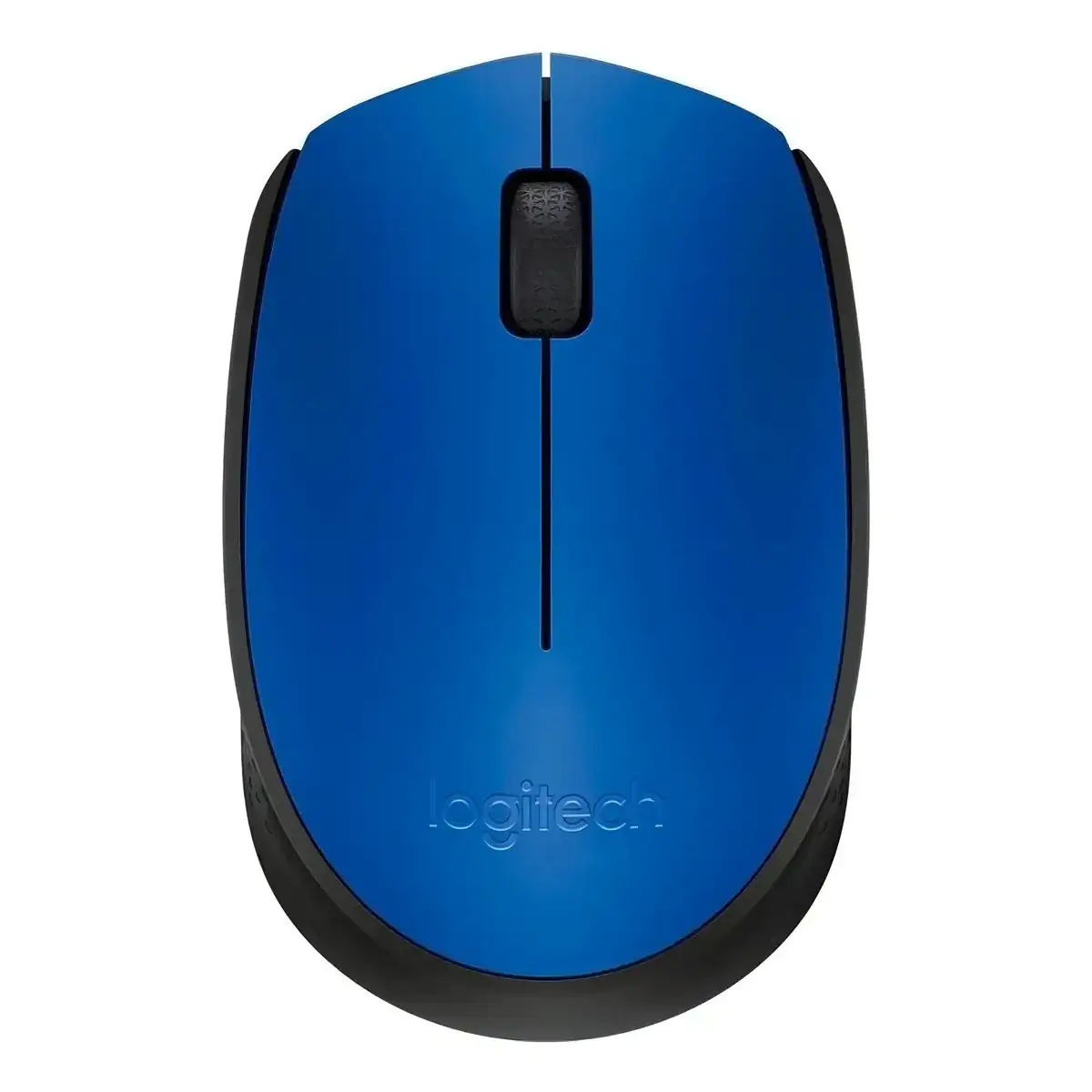 Vista lateral de Mouse Inalambrico Logitech M170 Azul