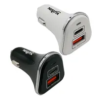 Cargador Para Auto 12/24V Carga Rapida 2 Salidas C (Pd20W) + A Qc 3.0 3A Blanco Cargador Para Auto 12/24V Carga Rapida 2 Salidas C (Pd20W) + A Qc 3.0 3A Blanco