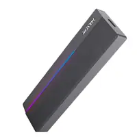 Case Para Disco SSD M.2 Nvme O Sata Usb 3.2 10 Gbps Hiksemi Aluminio Rgb Case Para Disco SSD M.2 Nvme O Sata Usb 3.2 10 Gbps Hiksemi Aluminio Rgb