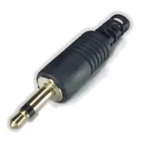 Conector Ficha Miniplug 3,5 Macho Mono Plastico