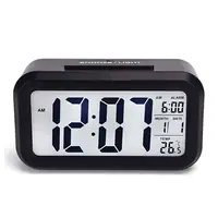 Reloj Despertador Con Fecha Y Temperatura Negro Dakot D-31