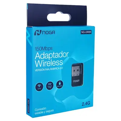 Detalles accesorios de Adaptador Wifi Usb 150Mbps Noga Ng-Uw06