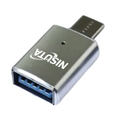 Vista lateral de Adaptador Usb 3.0 C Macho / Usb A Hembra Nisuta