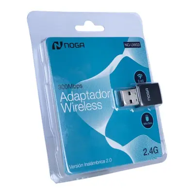 Detalles accesorios de Adaptador Wifi Usb 300Mbps Noga Ng-Uw03