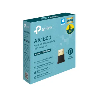 Detalles accesorios de Adaptador Wifi Usb Dual Band Tp-Link Archer Tx20U Nano Ax1800 Wifi6