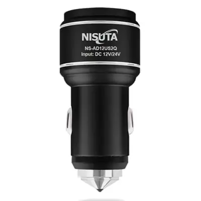 Cargador Para Auto 12/24V Carga Rapida Qc 3.0 3,1A 2 Salidas