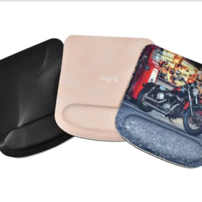 Detalles accesorios de Mouse Pad Con Apoyamunecas 21 x 23 x 0,4 cm dise#o Flores