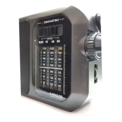 Detalles accesorios de Radio Am/Fm Daihatsu D-Rp62 Usb Recargable / Pila Bluetooth Mp3