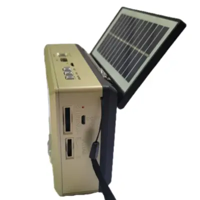 Detalles accesorios de Radio Am/Fm SONFTEC ST-321BTS Usb Recargable Bluetooth Mp3 Panel Solar