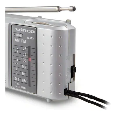 Detalles accesorios de Radio Portatil Am/Fm Winco W223