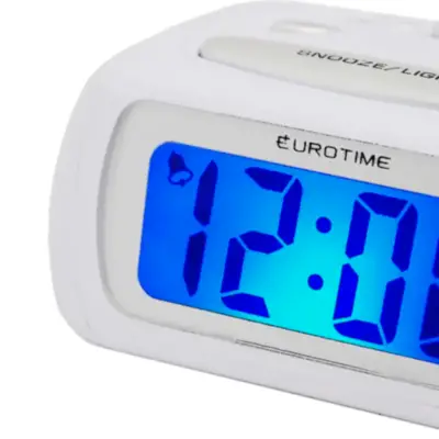 Detalles accesorios de Reloj Despertador Eurotime 1618 Blanco