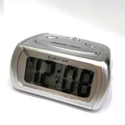 Reloj Despertador Eurotime 1618 Plateado
