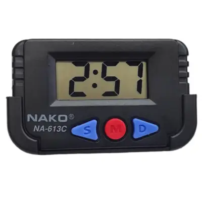 Reloj Digital Soporte Autoadhesivo Nako NA-613C