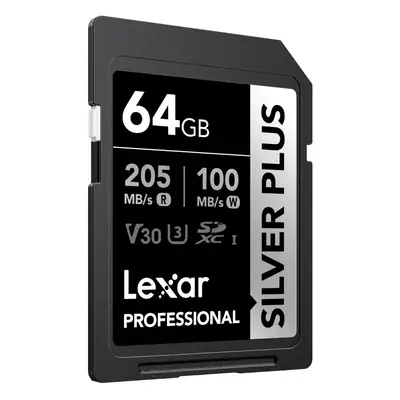 Detalles accesorios de Memoria SD 64Gb Lexar SDXC SILVER PLUS UHS-I