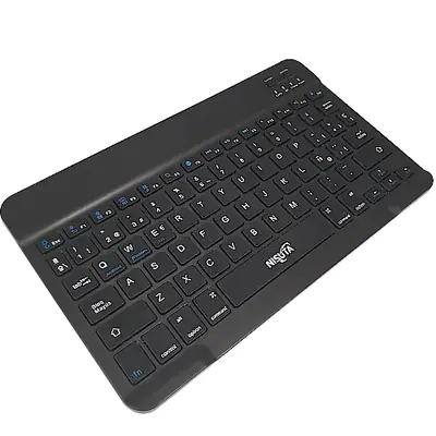 Teclado Nisuta Bluetooth TE 8B Espanol compacto y ultra delgado