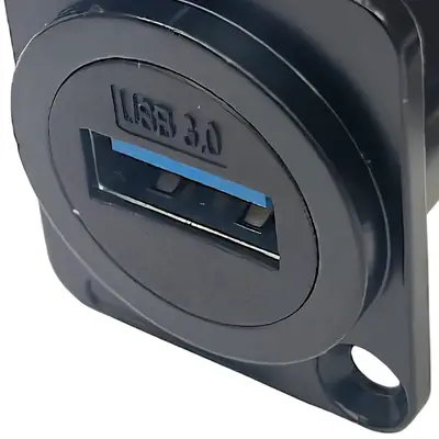 Detalles accesorios de Adaptador Usb 3.0 A-A Hembra-Hembra Para Montaje En Chasis Arwen
