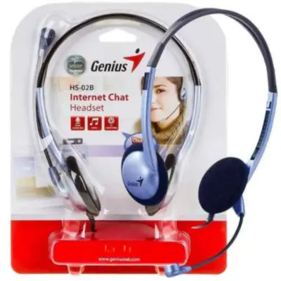 Detalles accesorios de Auricular Con Microfono Genius Hs-02B C/ Control Volumen 2 Fichas Miniplug