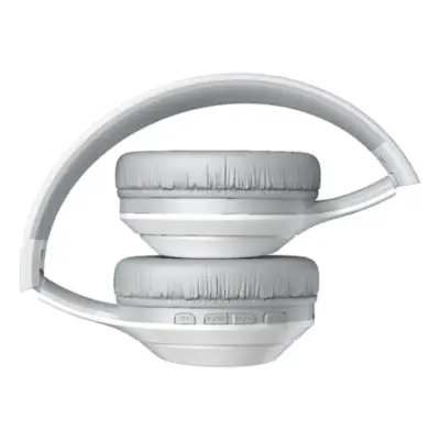 Vista lateral de Auricular Inalambrico Lenovo TH10 Bluetooth blanco