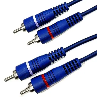 Detalles accesorios de Cable Rca Doble Macho-Macho 6 Mts Lujo