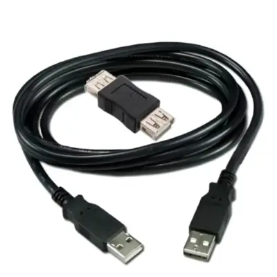 Detalles accesorios de Cable Usb 2.0 A/A Macho-Hembra (macho-macho +adaptador) Extension 2 Mts Noga
