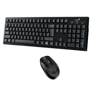 Kit Teclado Y Mouse Genius Inalambrico Km-8101 Espanol Negro