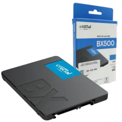 Detalles accesorios de Disco Ssd Estado Solido 500Gb 2,5 Crucial Bx500
