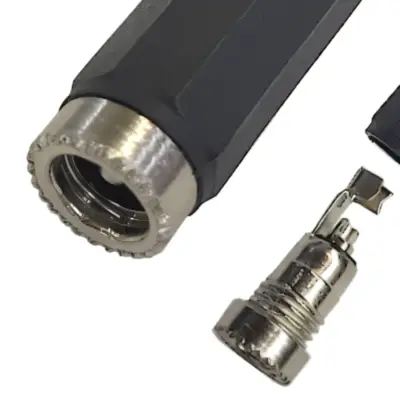 Detalles accesorios de Ficha Dc Hueco 5,5 X 2,5 Mm Jack Hembra Cable