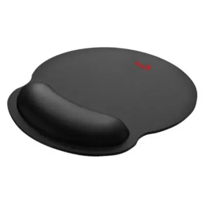 Vista lateral de Mouse Pad Con Apoyamunecas 23 X 25 X 0,25 Cm De Memoria De Forma Genius Negro G-Wmp 100