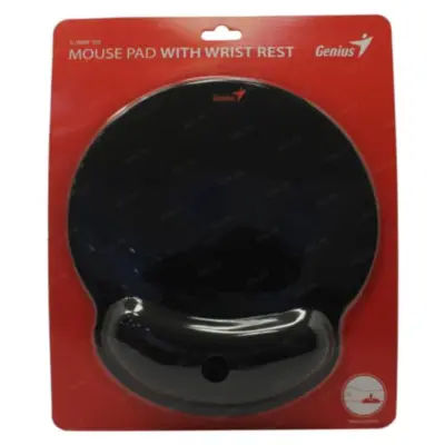 Detalles accesorios de Mouse Pad Con Apoyamunecas 23 X 25 X 0,25 Cm De Memoria De Forma Genius Negro G-Wmp 100