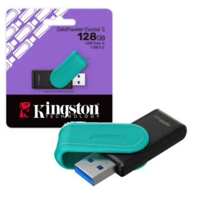 Detalles accesorios de Pendrive 128Gb Usb 3.2 Kingston DataTraveler Exodia S