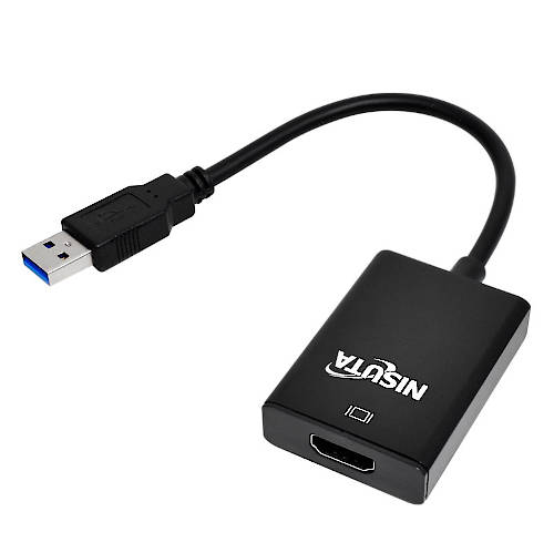 ADAPTADOR CONVERSOR USB MACHO / HDMI HEMBRA NISUTA NSCOUSHD2