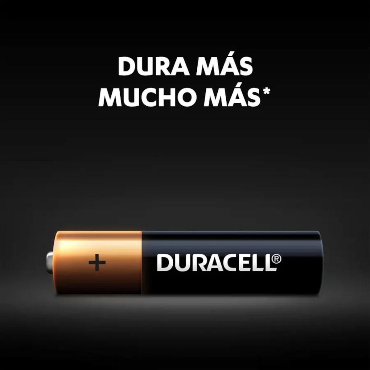 Vista lateral de Pila Aaa Alcalina Duracell Blister X2