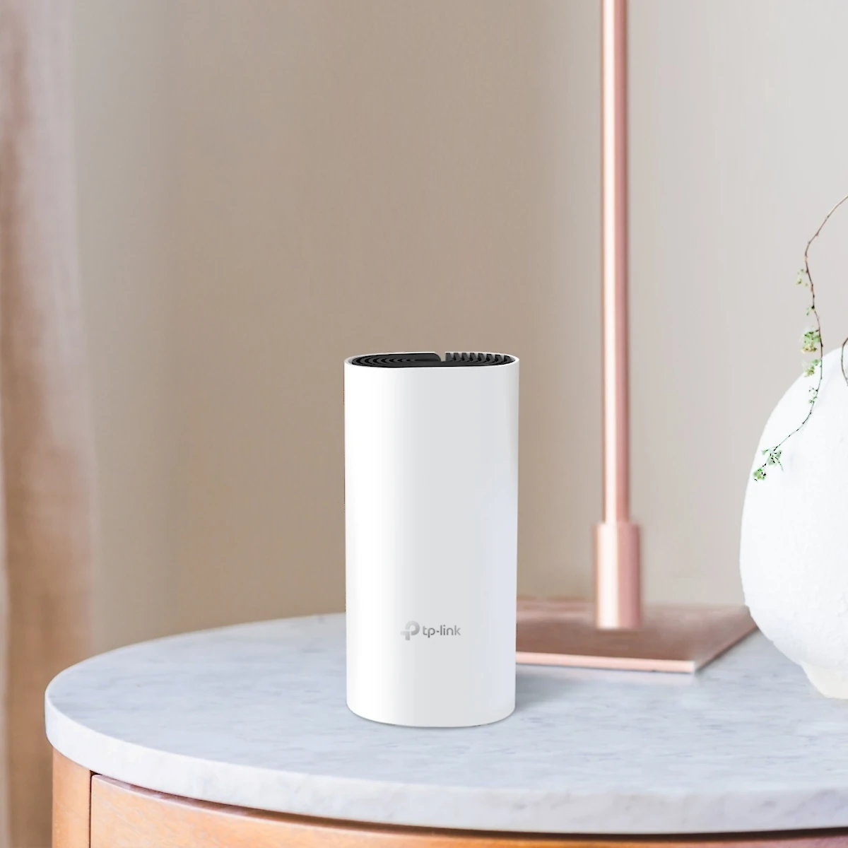 Vista lateral de Sistema Wi-Fi Mesh Tp-Link Deco E4 V1 Ac1200 Pack X 1