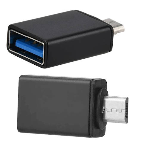 ADAPTADOR USB 2.0 A HEMBRA / MICRO-USB MACHO OTG