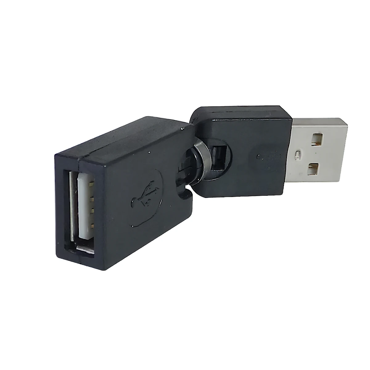 Adaptador Usb 2.0 A-A Macho-Hembra Flexible 180 Grados Adaptador Usb 2.0 A-A Macho-Hembra Flexible 180 Grados