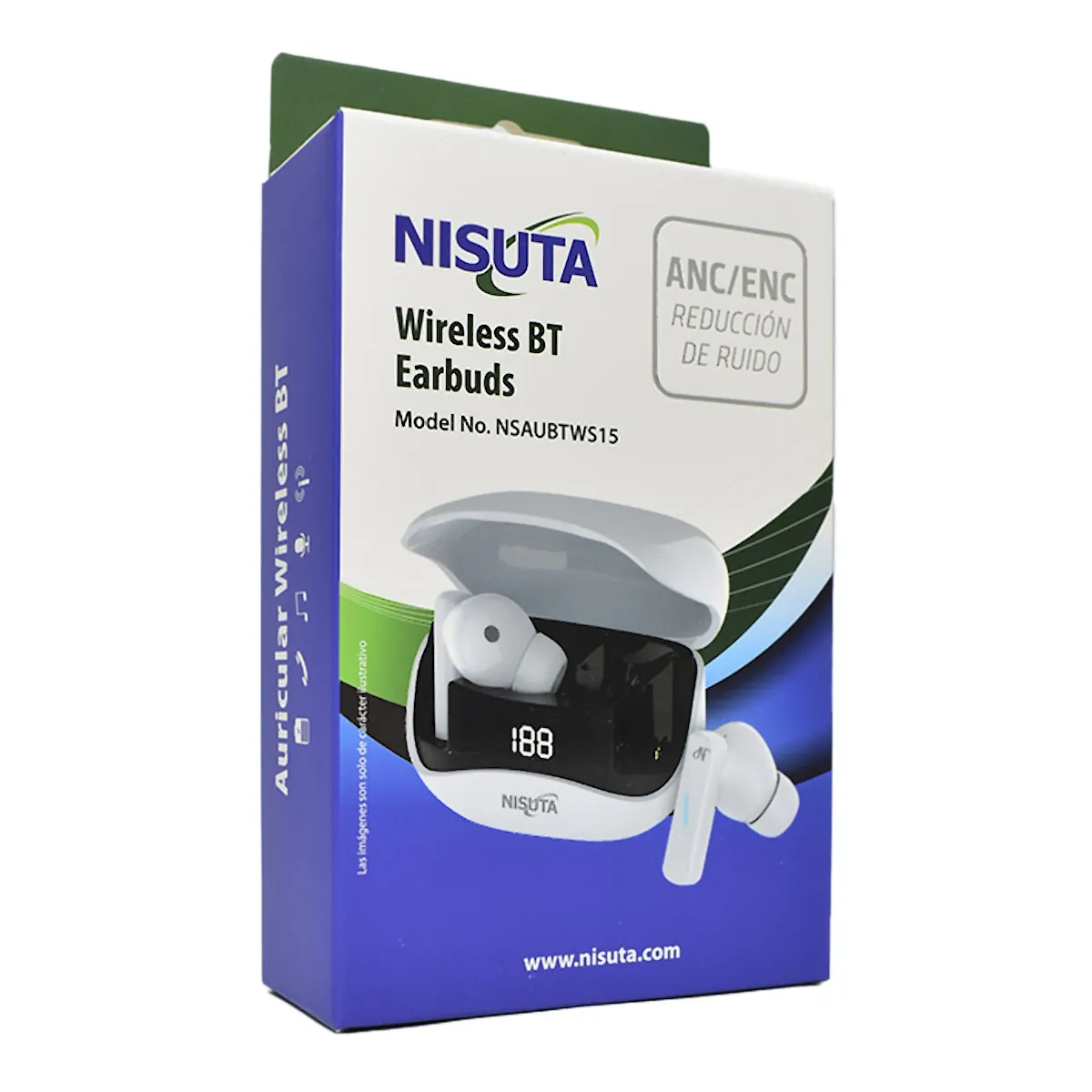 Miniatura 3 de Auriculares inalambricos marca Nisuta modelo NSAUBTWS15