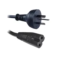 Cable Poder Alimentacion 220V Tipo Ocho S/Tierra 1,5 Mts Cable Poder Alimentacion 220V Tipo Ocho S/Tierra 1,5 Mts