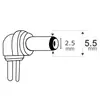 Miniatura 4 de DC hueco: Jack y Plug intercambiables marca Arwen modelo HU-M 63008