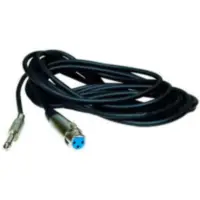 Cable 3 Pines Xlr Canon A Plug 6,5Mm 1 Mts Balanceado