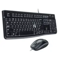 Teclado + Mouse Usb Logitech Mk120 Espanol Negro Teclado + Mouse Usb Logitech Mk120 Espanol Negro