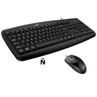 Teclado + Mouse Usb Genius Smart Km-200 Espanol Negro