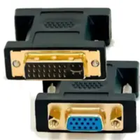 Adaptador Dvi-I Macho 24+5 (Dual Link) / Vga (Hd-15) Hembra