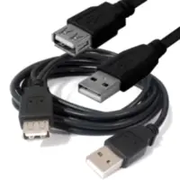  Cable Usb 2.0 A/A Macho-Hembra Extension 1,8 Mts Arwen