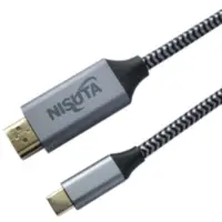 Adaptador Conversor Usb C Macho / Hdmi Macho 1,8 M Nisuta 4k 60Hz Adaptador Conversor Usb C Macho / Hdmi Macho 1,8 M Nisuta 4k 60Hz