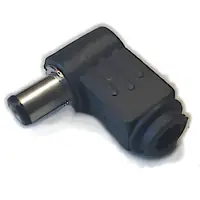 Ficha Dc Hueco 5,5 X 2,5 X 9,5 Mm Plug Macho 90 Grados Ficha Dc Hueco 5,5 X 2,5 X 9,5 Mm Plug Macho 90 Grados