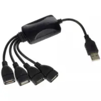 Hub Usb A 2.0 4 Puertos Tipo Cable Xtech XTC-320