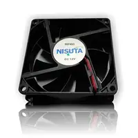 Fan 80Mm 3Pin 25Mm Espesor 2500Rpm Buje Nisuta